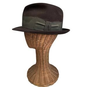 Vintage Penney’s Marathon Fedora Hat 1960’s 7 1/4